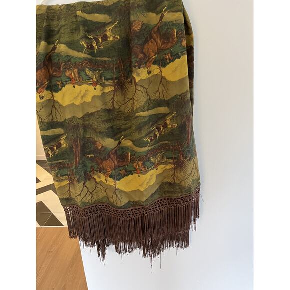 Shawl Principe di Firenze Cape Wrap Womens OS Made in Italy Boho Old Money - Picture 1 of 5